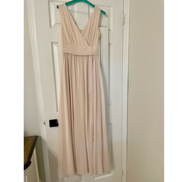 Lulus Thoughts of Hue Gardenia Surplice Maxi Dress - Picture 4 of 10